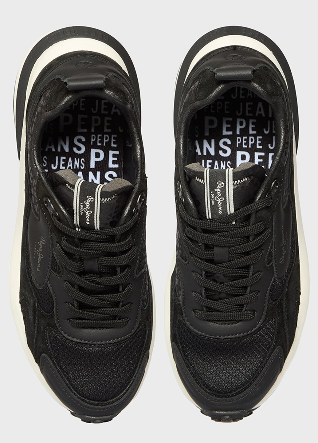 Кроссовки Pepe Jeans чёрные демисезоны (366292617)