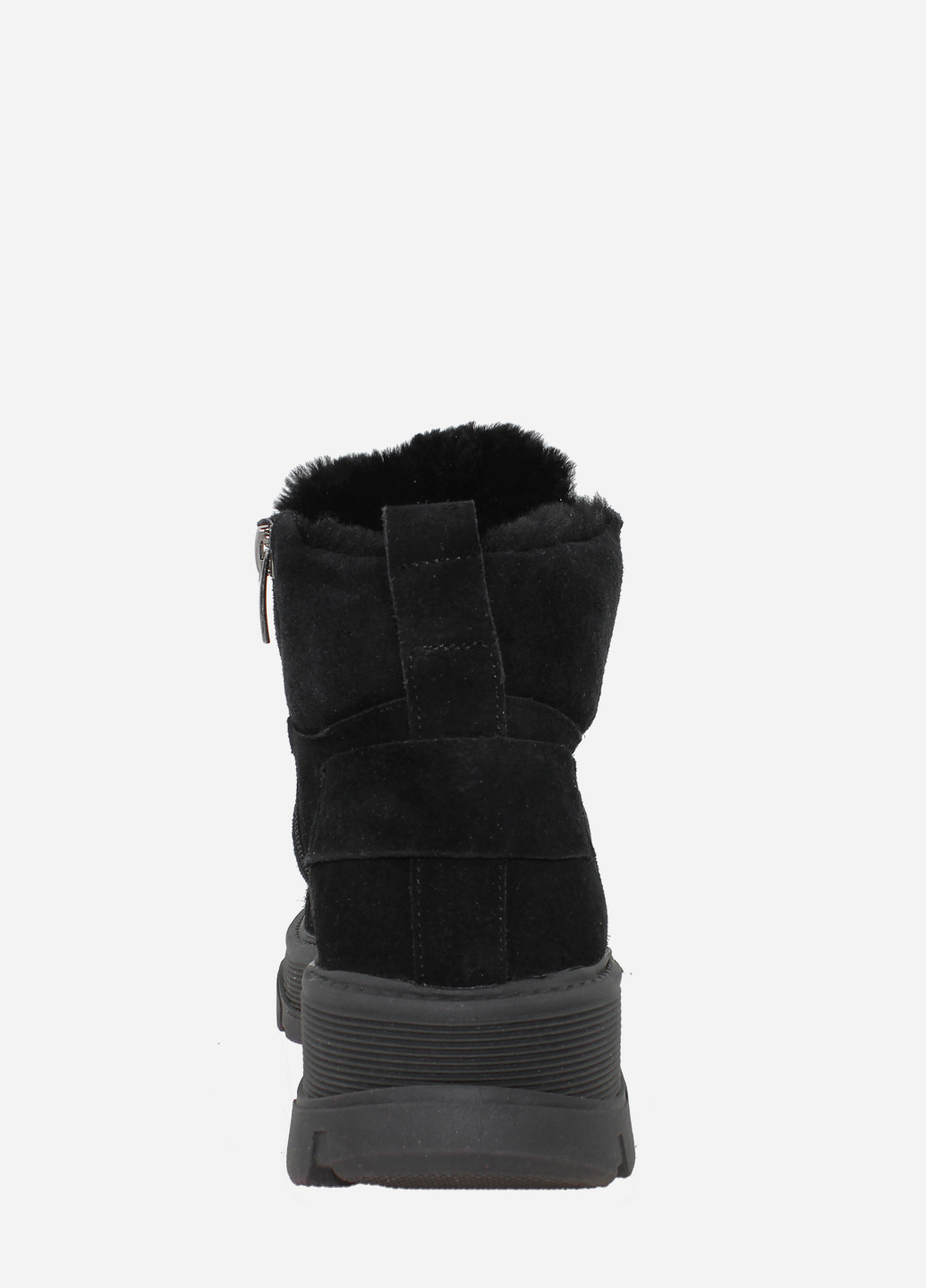 Зимние ботинки re2705-11 черный El passo из натуральной замши