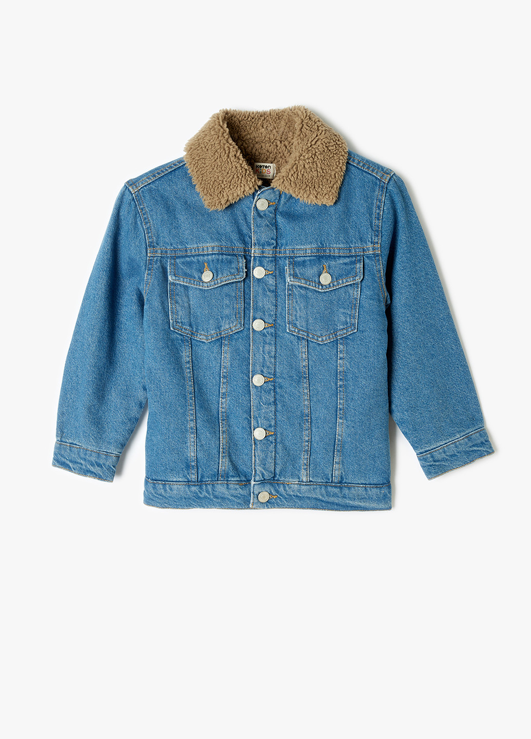 Блакитна демісезонна куртка KOTON