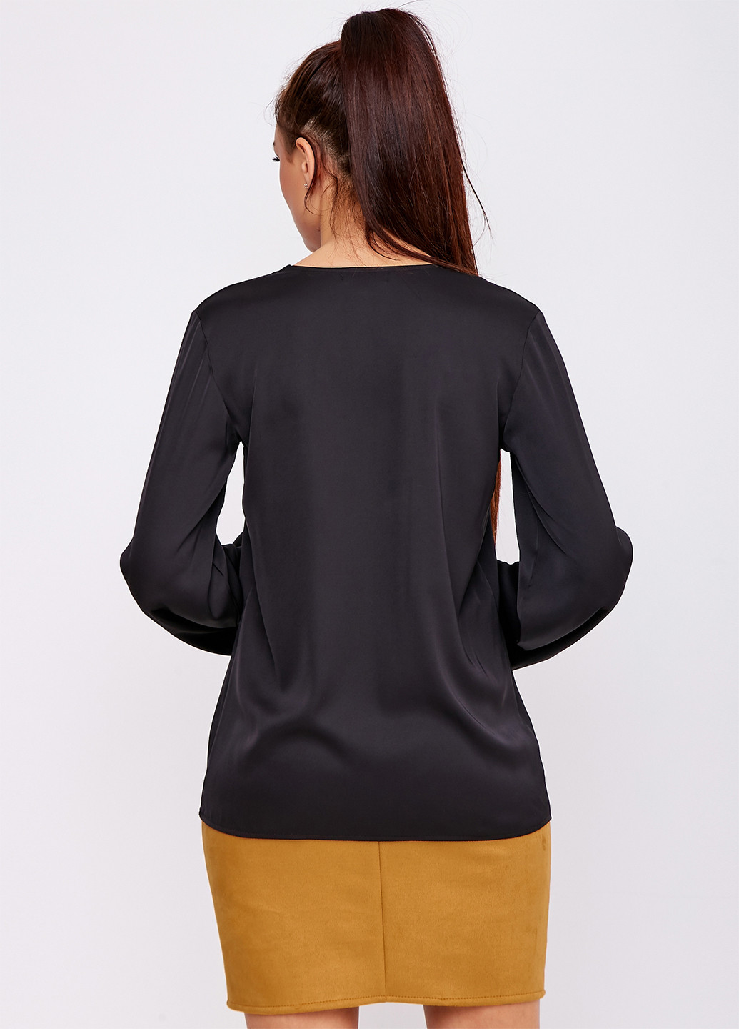 Черная демисезонная блуза ST-Seventeen