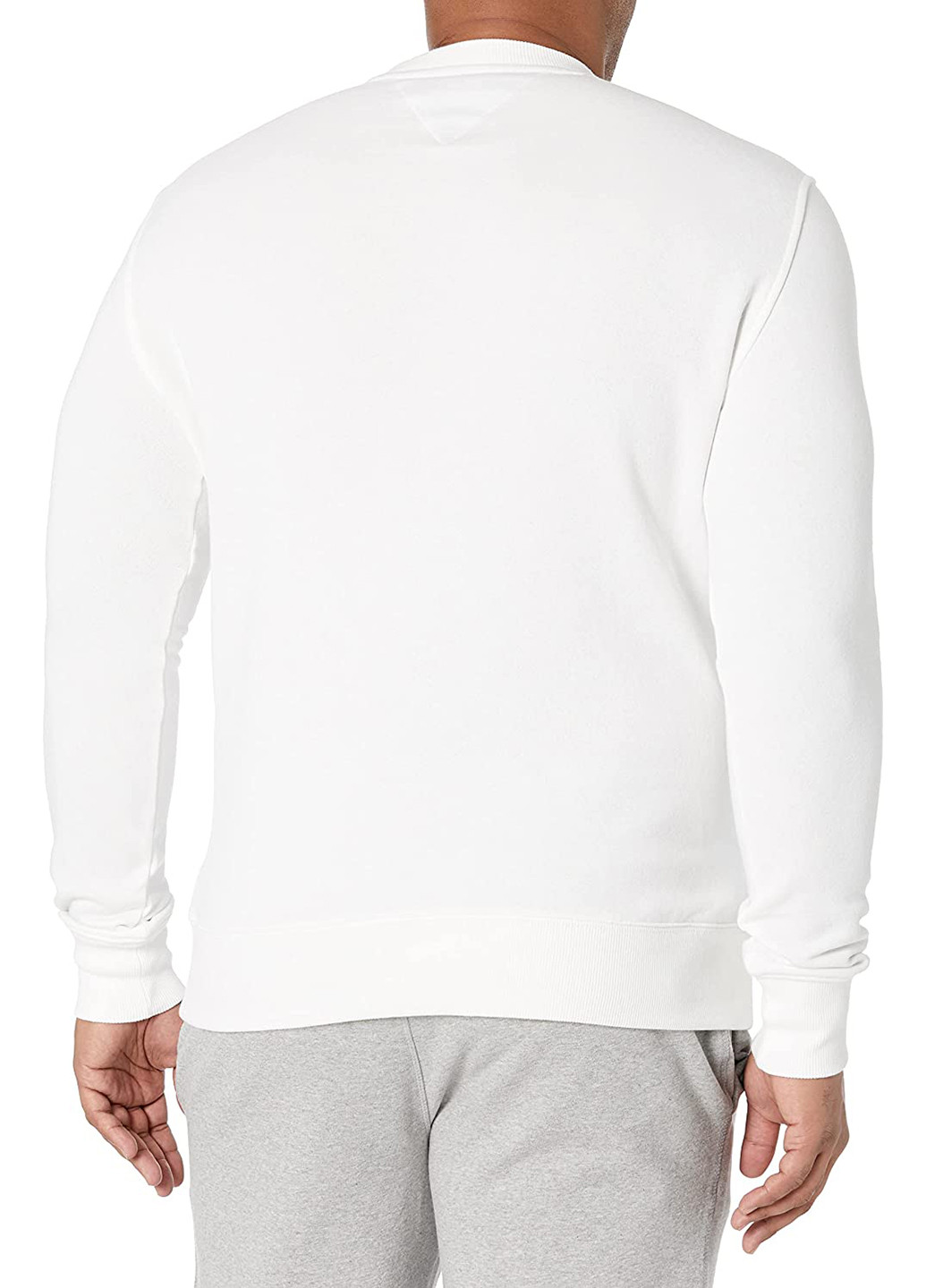 Белый свитшот Tommy Hilfiger логотип без декора (257690210)