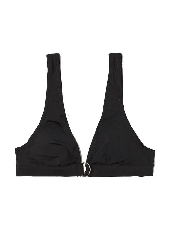 Чорний топ купальний, ліф, верх купальника H&M