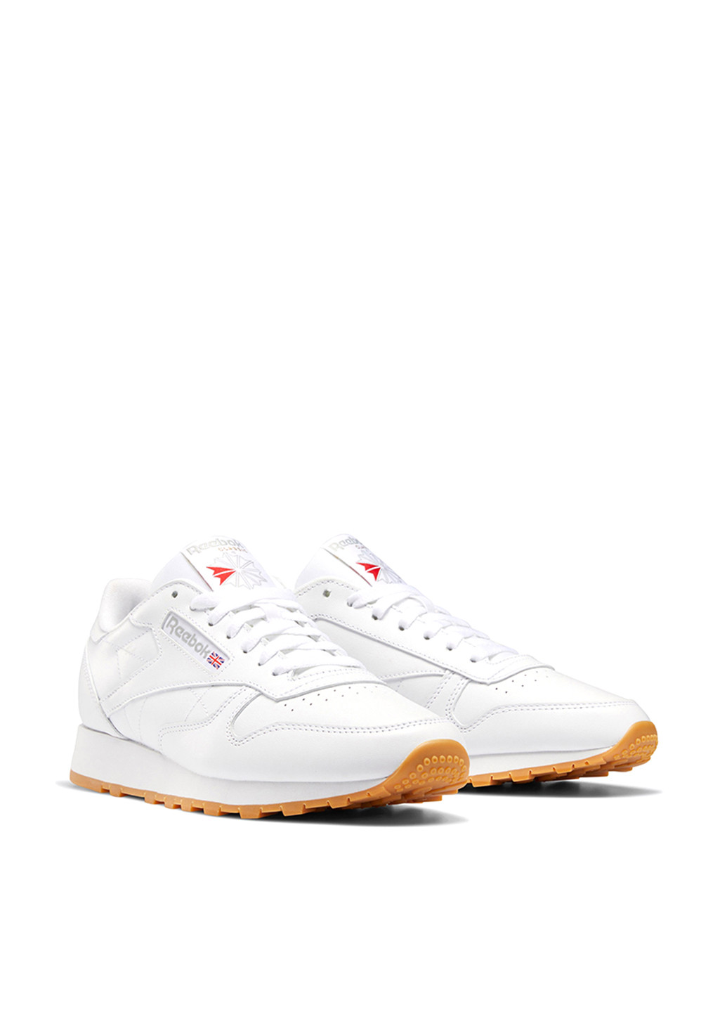 Белые всесезонные кроссовки Reebok CLASSIC LEATHER