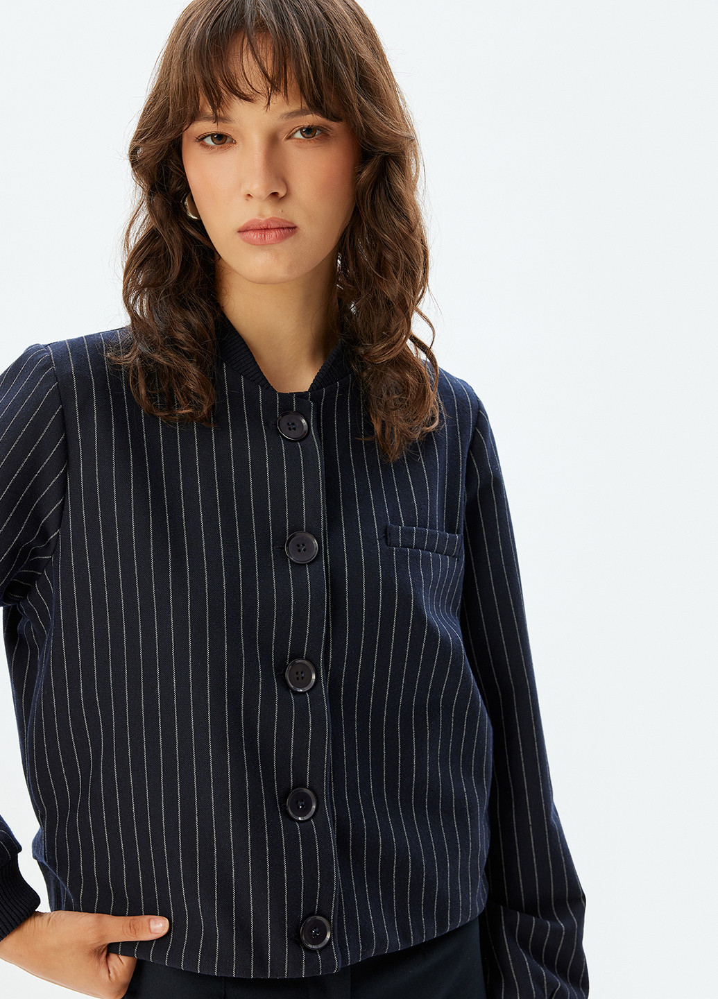 Бомбер KOTON на пуговицах (362289181)