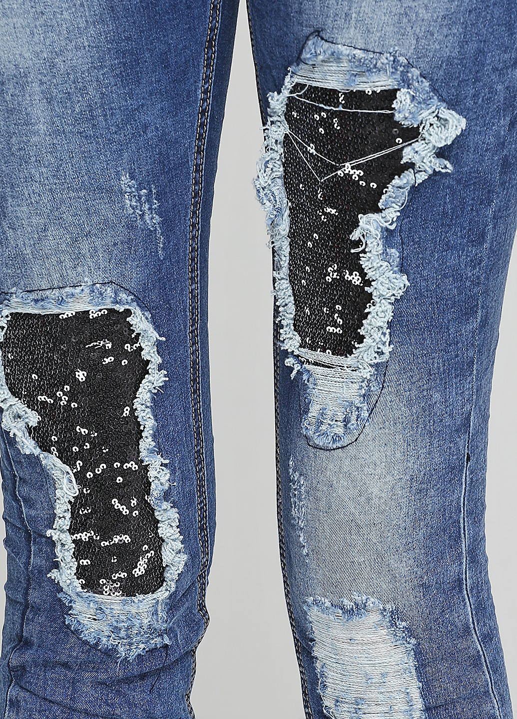 Синие демисезонные джинсы New Play
