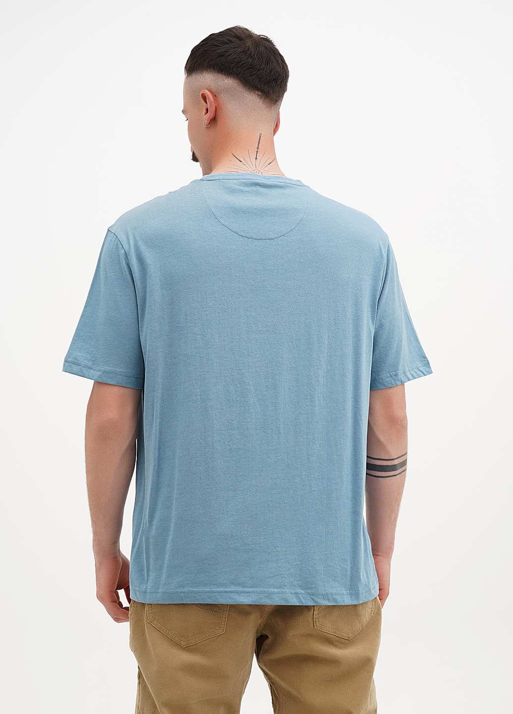 Серо-голубая футболка C&A