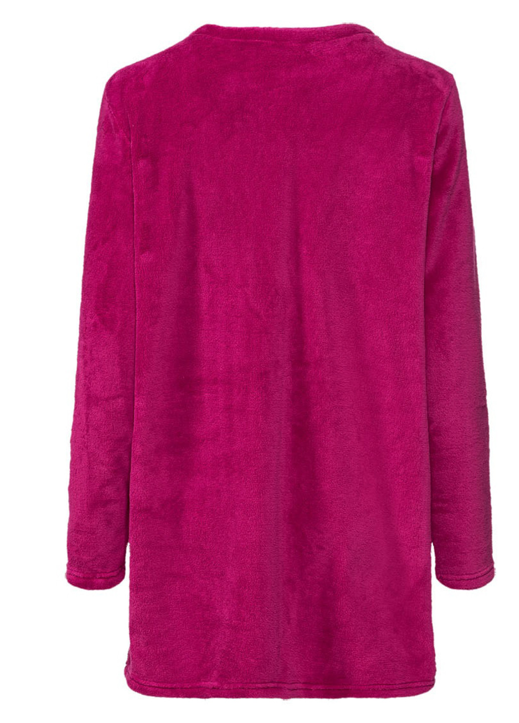 Фуксиновое (цвета Фуксия) домашнее платье Esmara однотонное