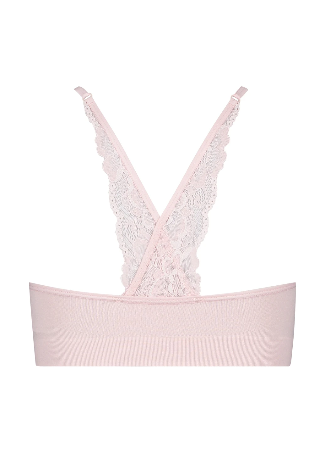 Світло-рожевий топ бюстгальтер Hunkemoller без кісточок поліамід