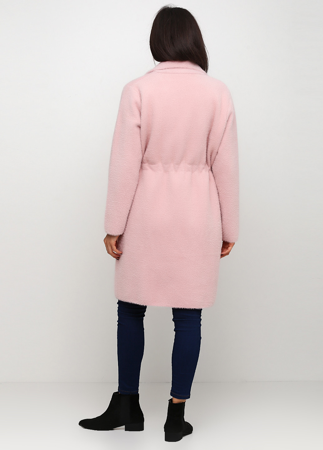 Розовое демисезонное Пальто однобортное Basconi