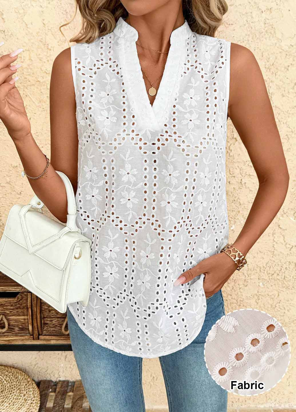 Біла блуза SHEIN