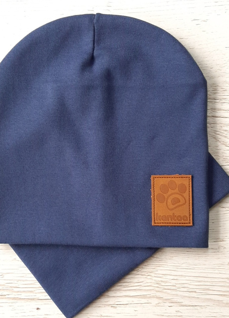 Дитяча шапка з хомутом КАНТА розмір 48-52, синій (OC-132) Канта (212242468)