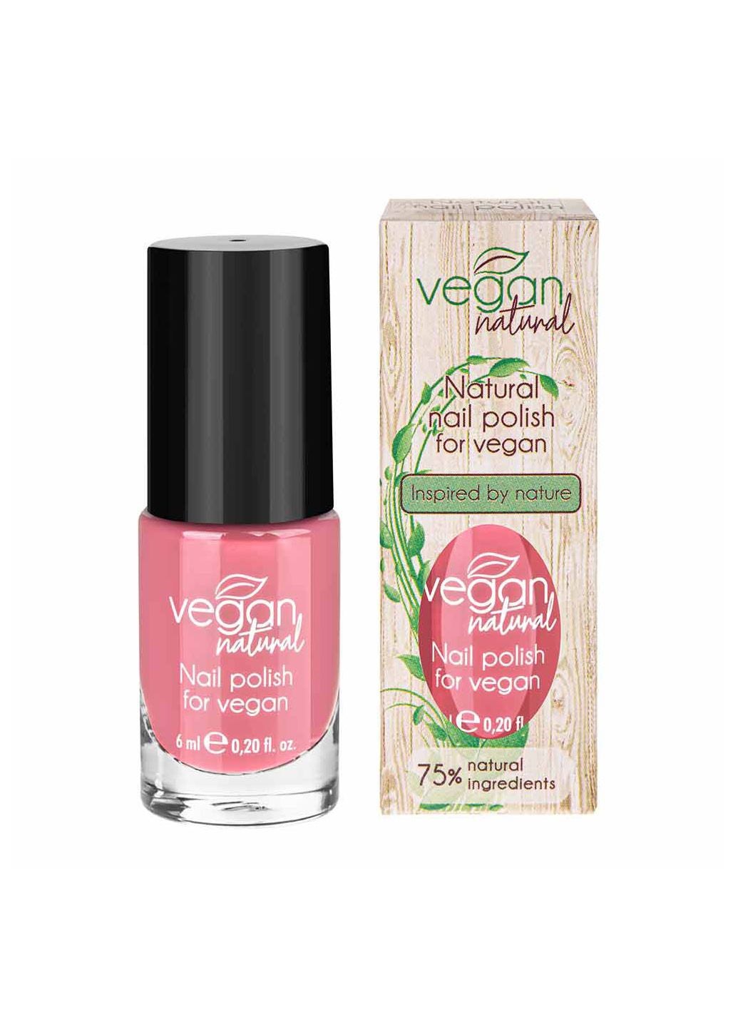 Лак для ногтей №04 розовый Vegan Natural (215881474)