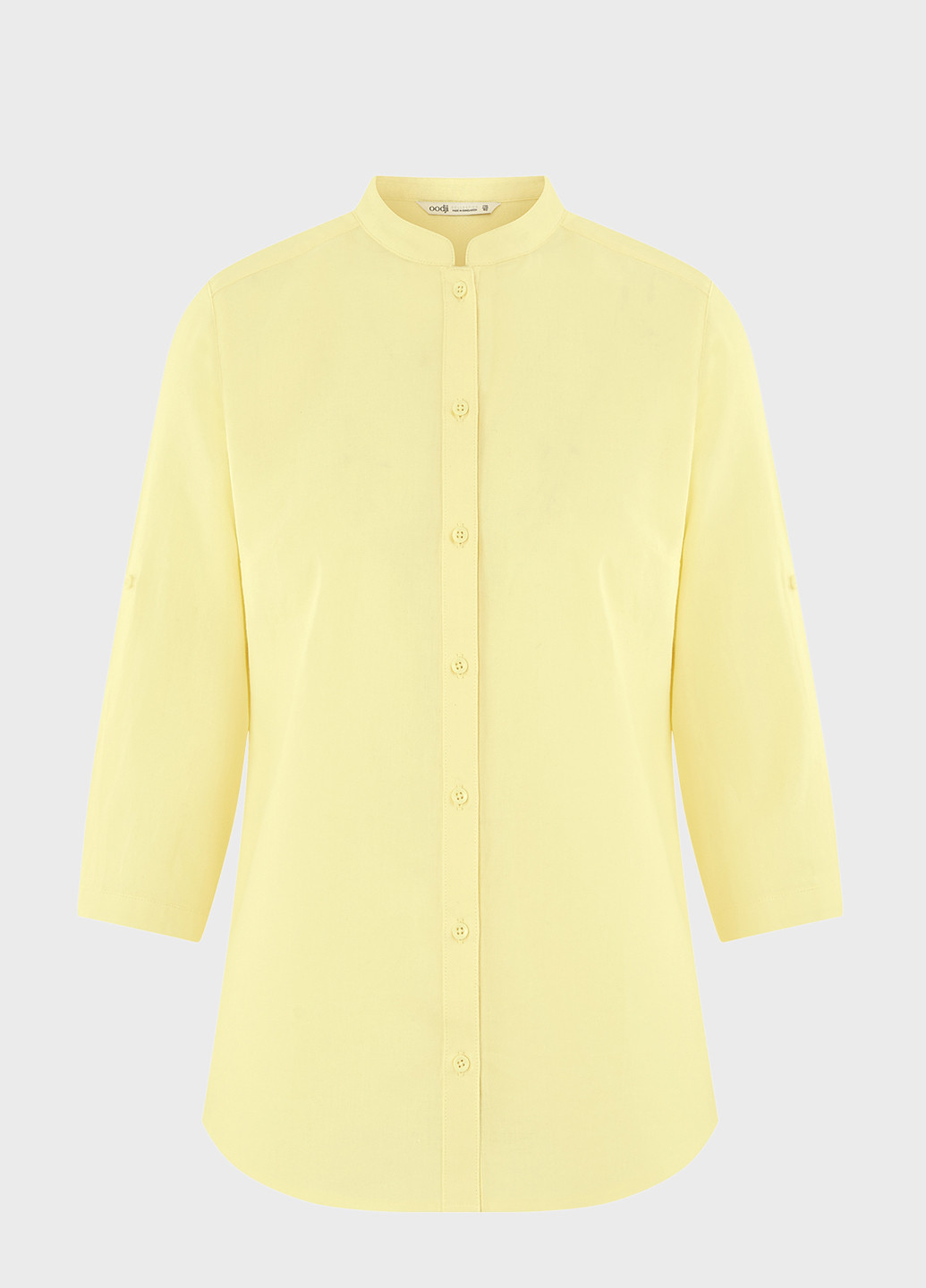 Желтая летняя блуза Oodji