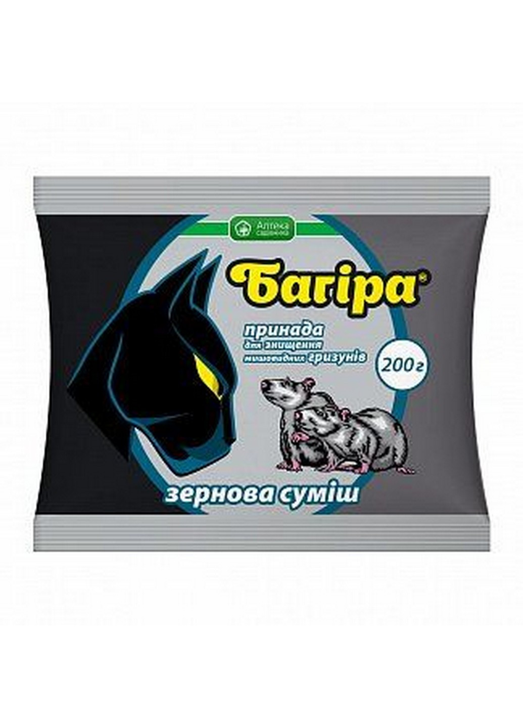 Багира от крыс и мышей 200 г УКРАВИТ (227201578)