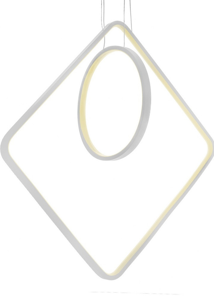 Светильник потолочный подвесной светодиодный для спальни BR-935S/70W LED WH Brille (253893634)