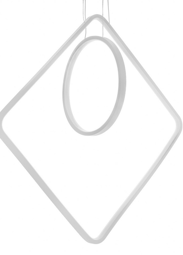 Светильник потолочный подвесной светодиодный для спальни BR-935S/70W LED WH Brille (253893634)