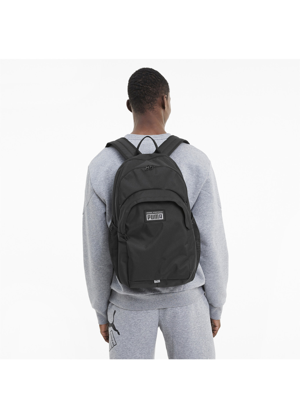 Рюкзак Academy Backpack Puma однотонный чёрный спортивный