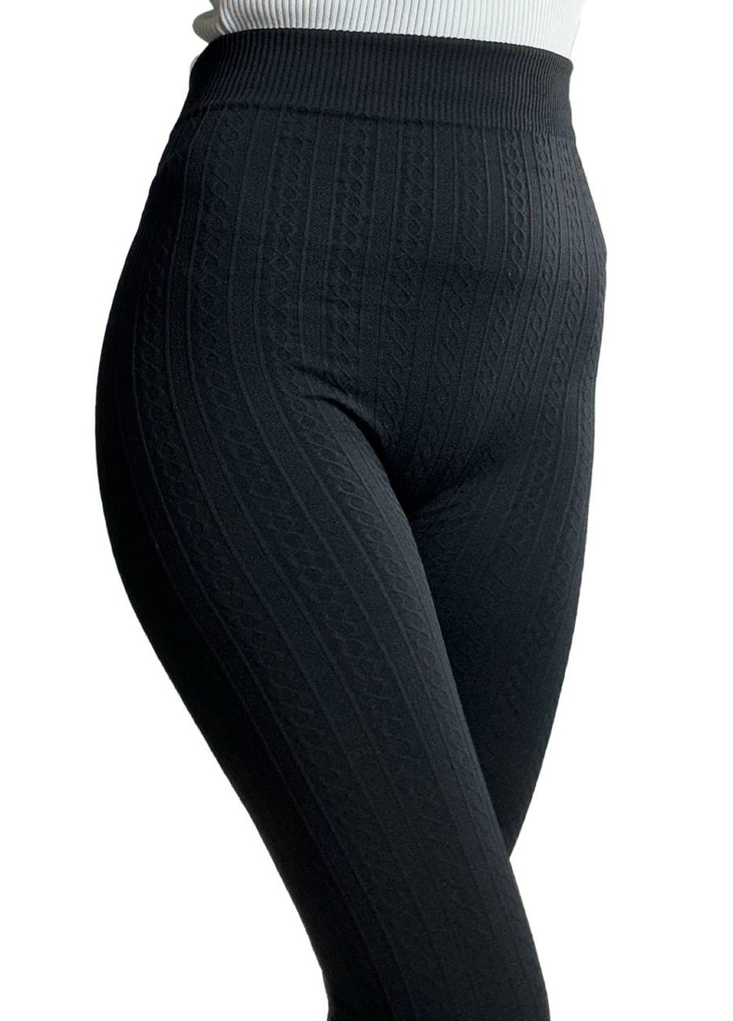 Черные демисезонные леггинсы Boohoo