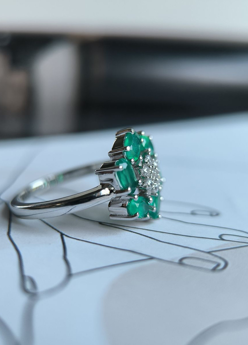 Кольцо Silver Flame (354214829)