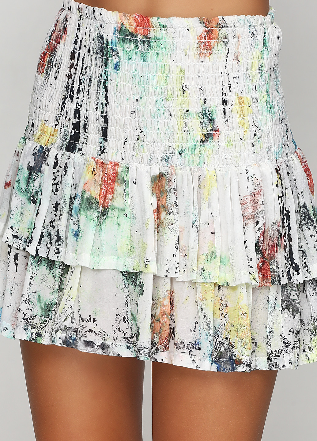 Разноцветная кэжуал с абстрактным узором юбка Gestuz мини