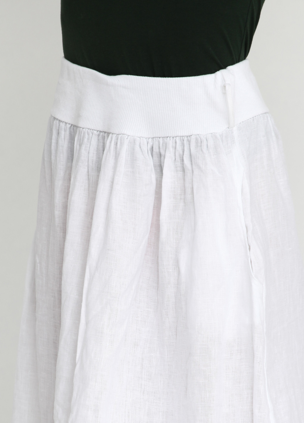 Белая кэжуал однотонная юбка New breations макси