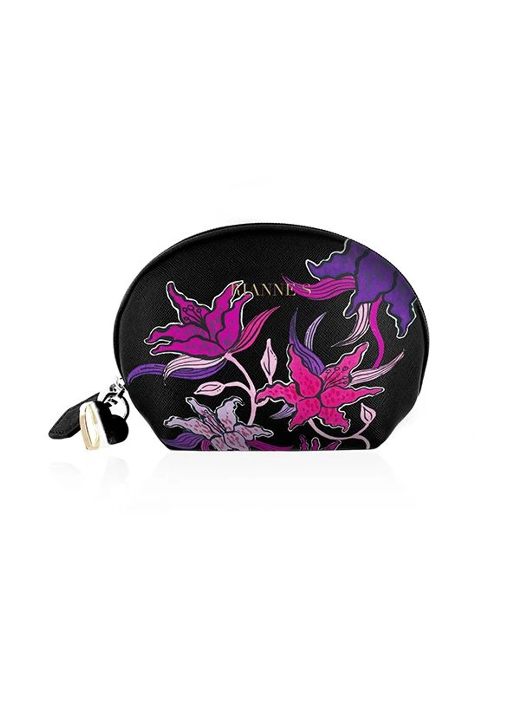 Мінівібратор для точки G : Mini G Floral, 7 режимів роботи, чохол-косметичка Deep Purple RIANNE S (254734183)
