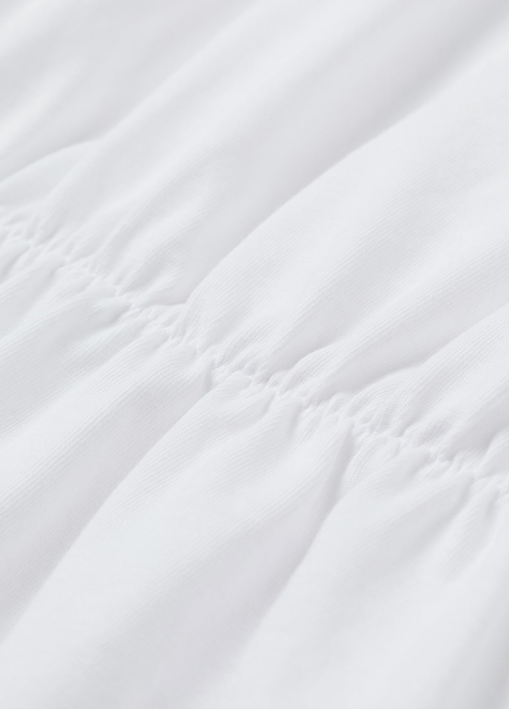 Белое кэжуал платье H&M однотонное