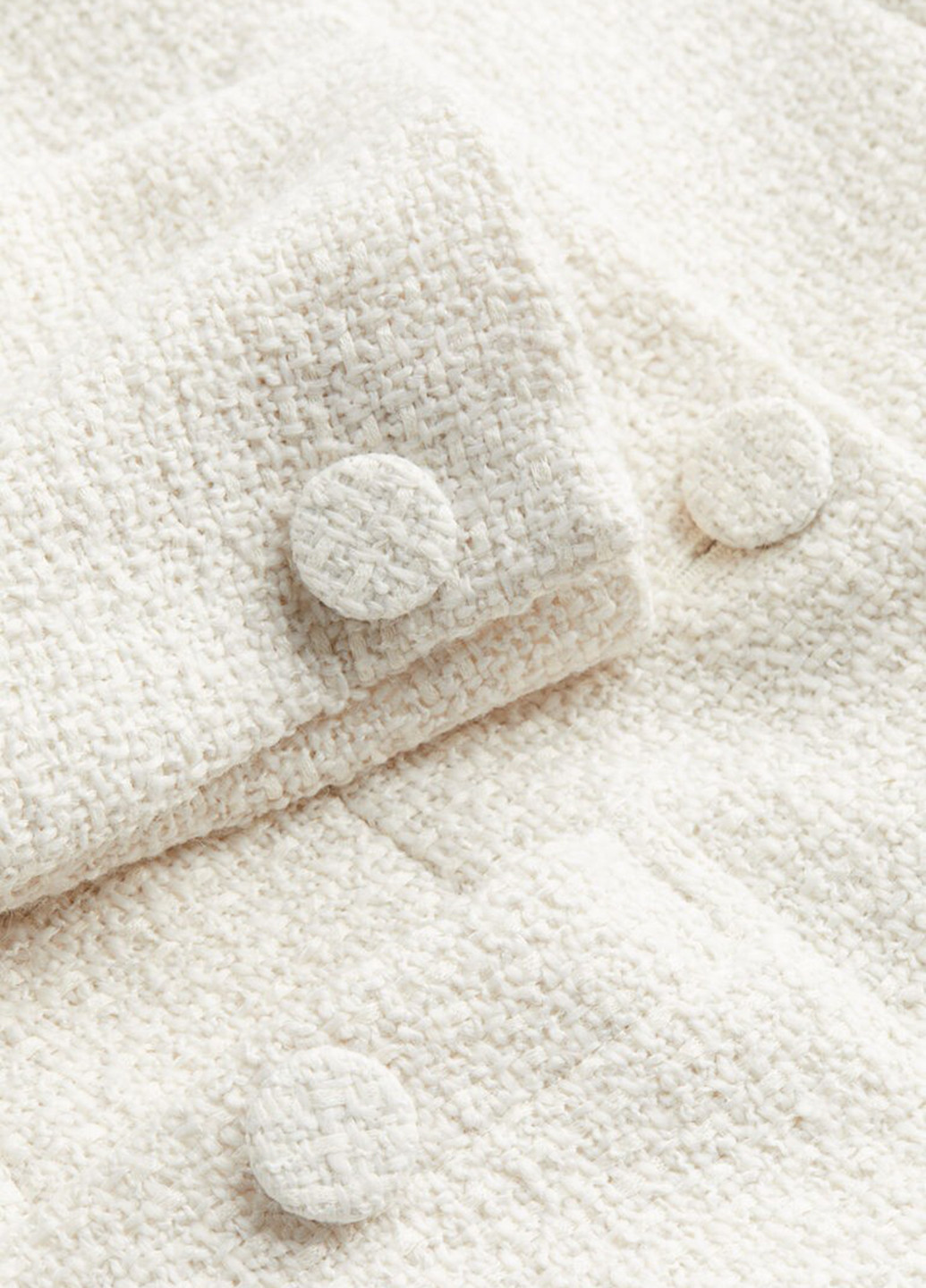 Кремовый женский жакет H&M однотонный - демисезонный