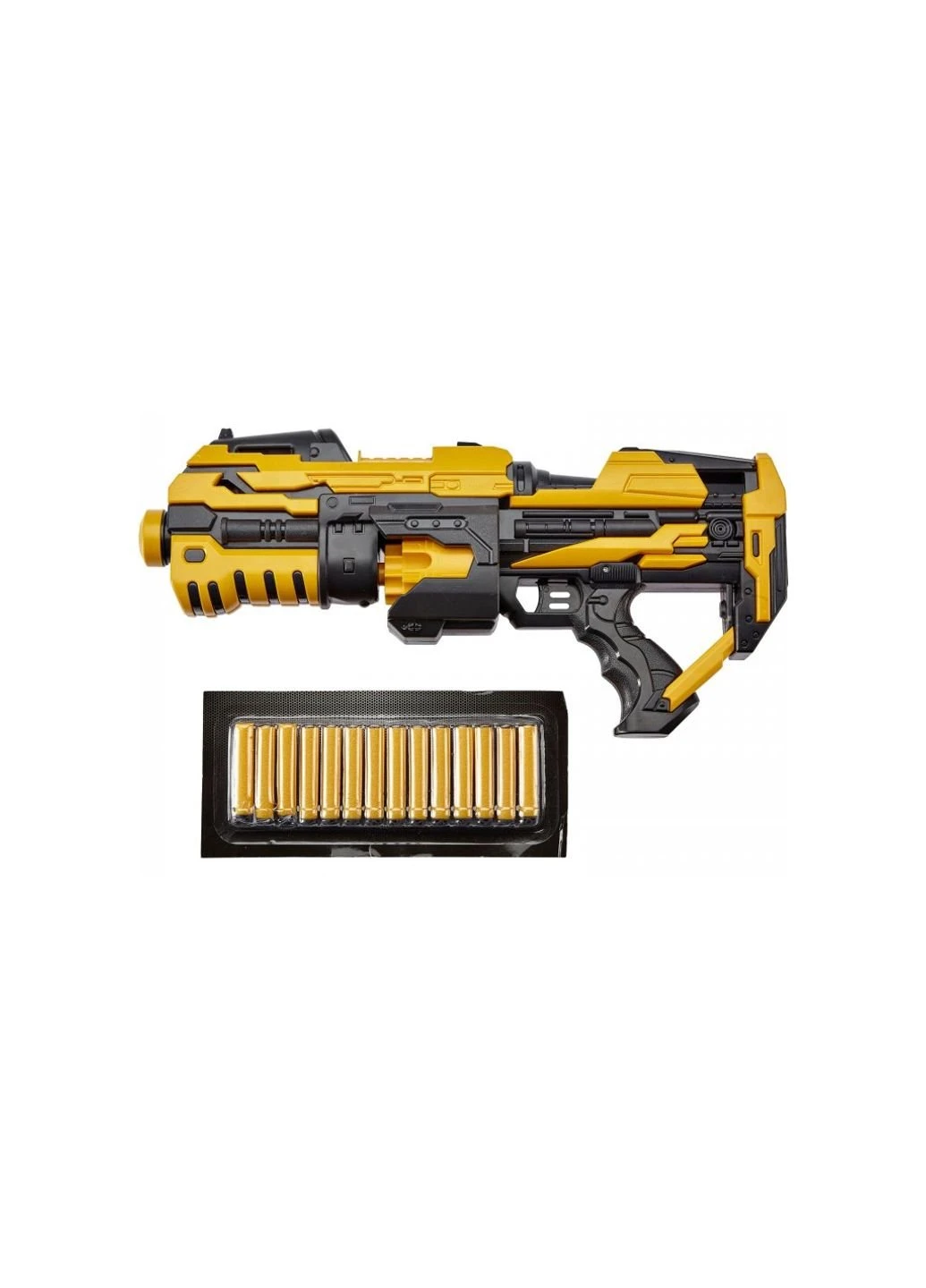 Игрушечное оружие Бластер + 14 патронов, жёлтый (FJ1056) Zipp Toys (254066989)