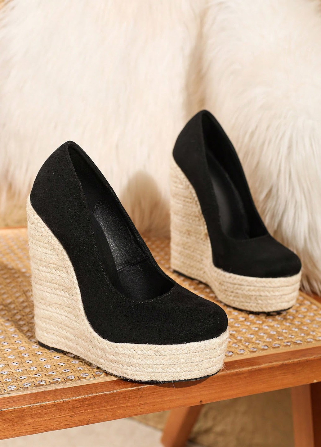 SHEIN Туфли черный з текстиль, китай — демисезон (323965938)