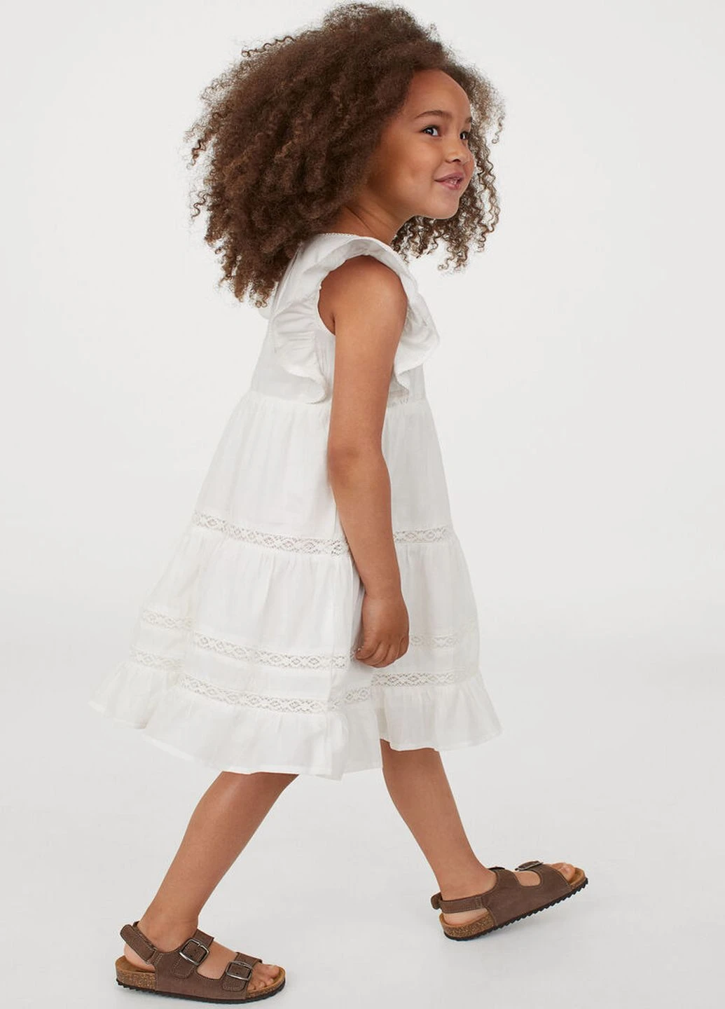 Белое платье H&M (223578326)