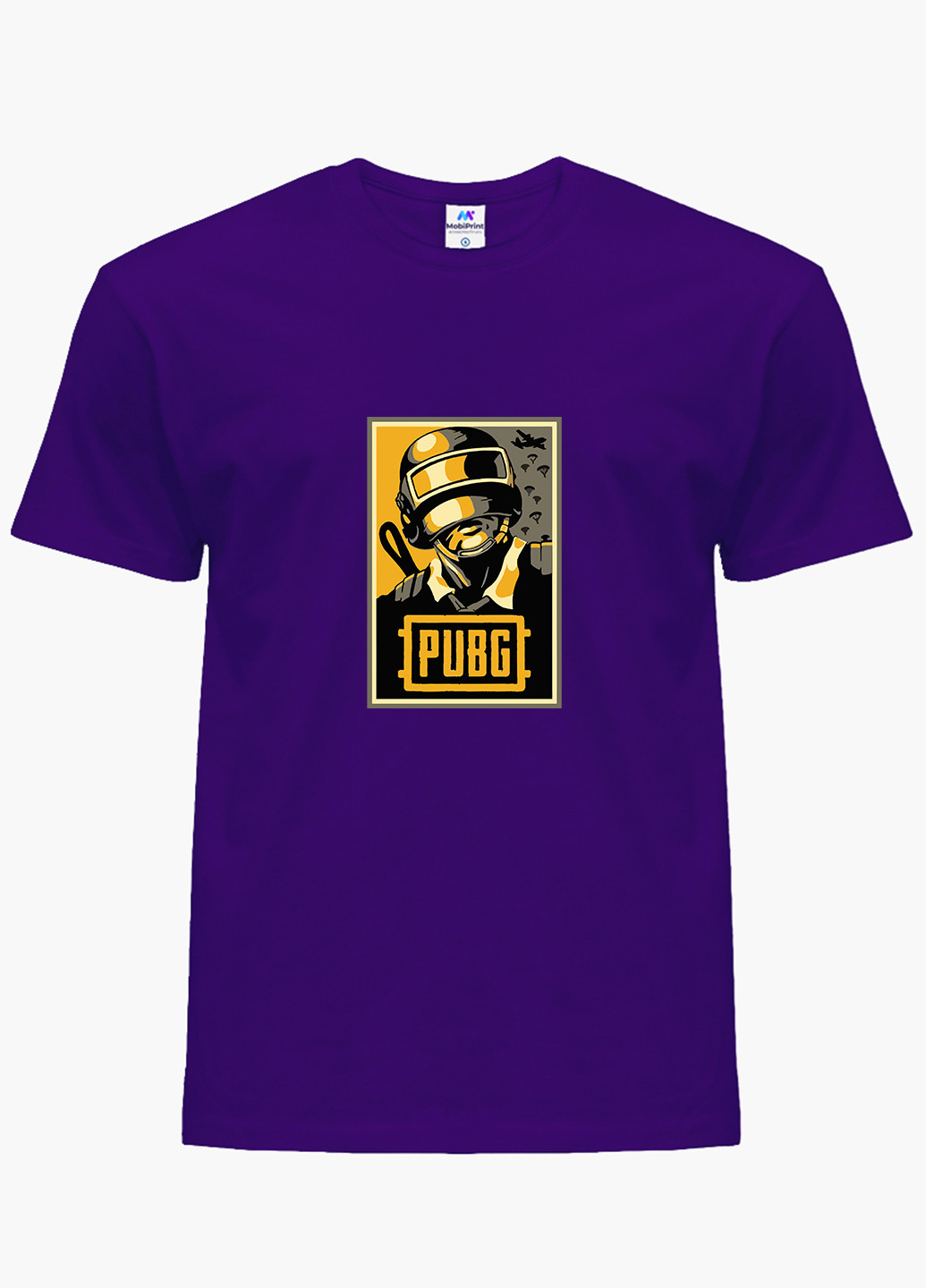 Фиолетовая демисезонная футболка детская пубг пабг (pubg)(9224-1179) MobiPrint
