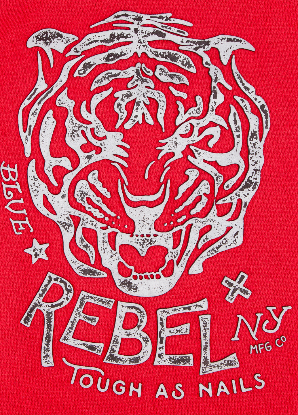Blue Rebel світшот малюнок червоний кежуал