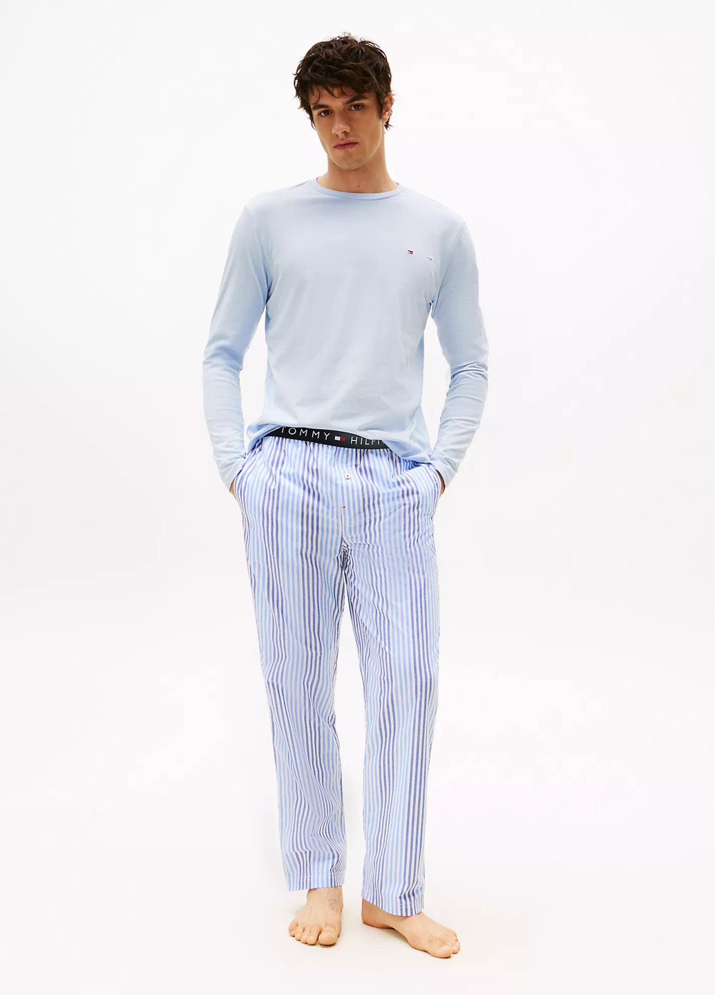 Піжама (лонгслів, штани) Tommy Hilfiger (368668160)