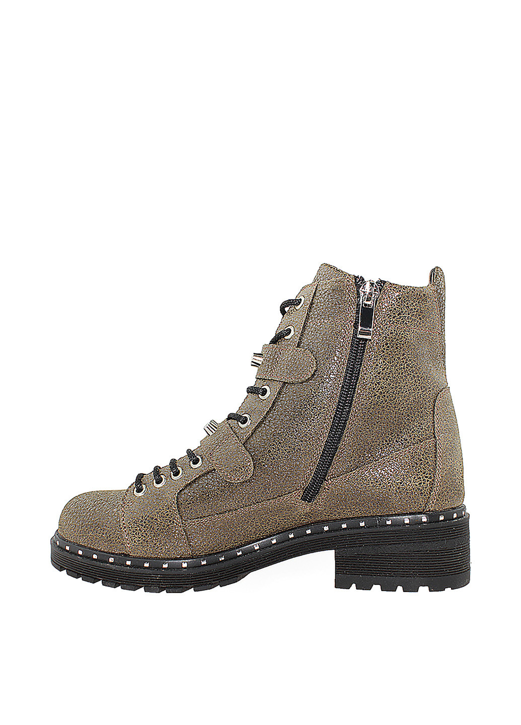 Зимние ботинки берцы Favi с заклепками, с молнией, с пряжкой, со шнуровкой