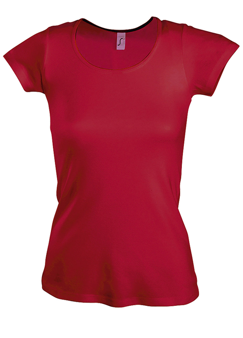 Темно-красная летняя футболка Sol's