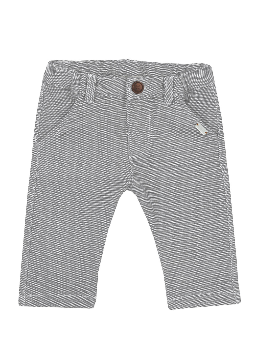 Серые кэжуал демисезонные брюки прямые Chicco