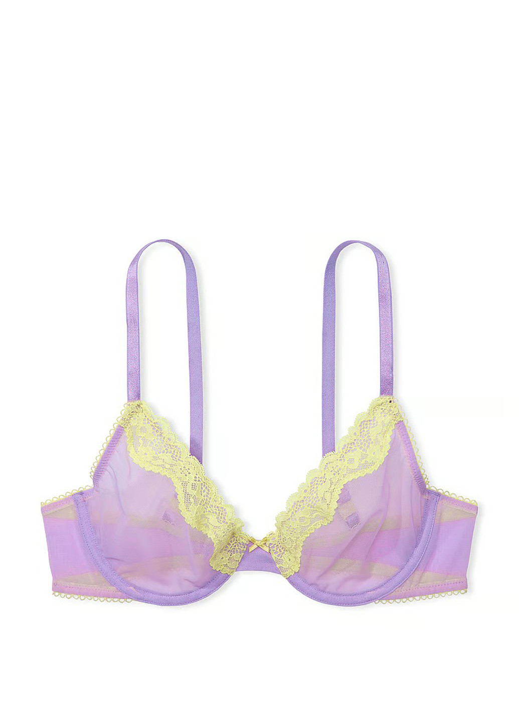 Сиреневый демисезонный комплект (бюстгальтер, трусики) Victoria's Secret