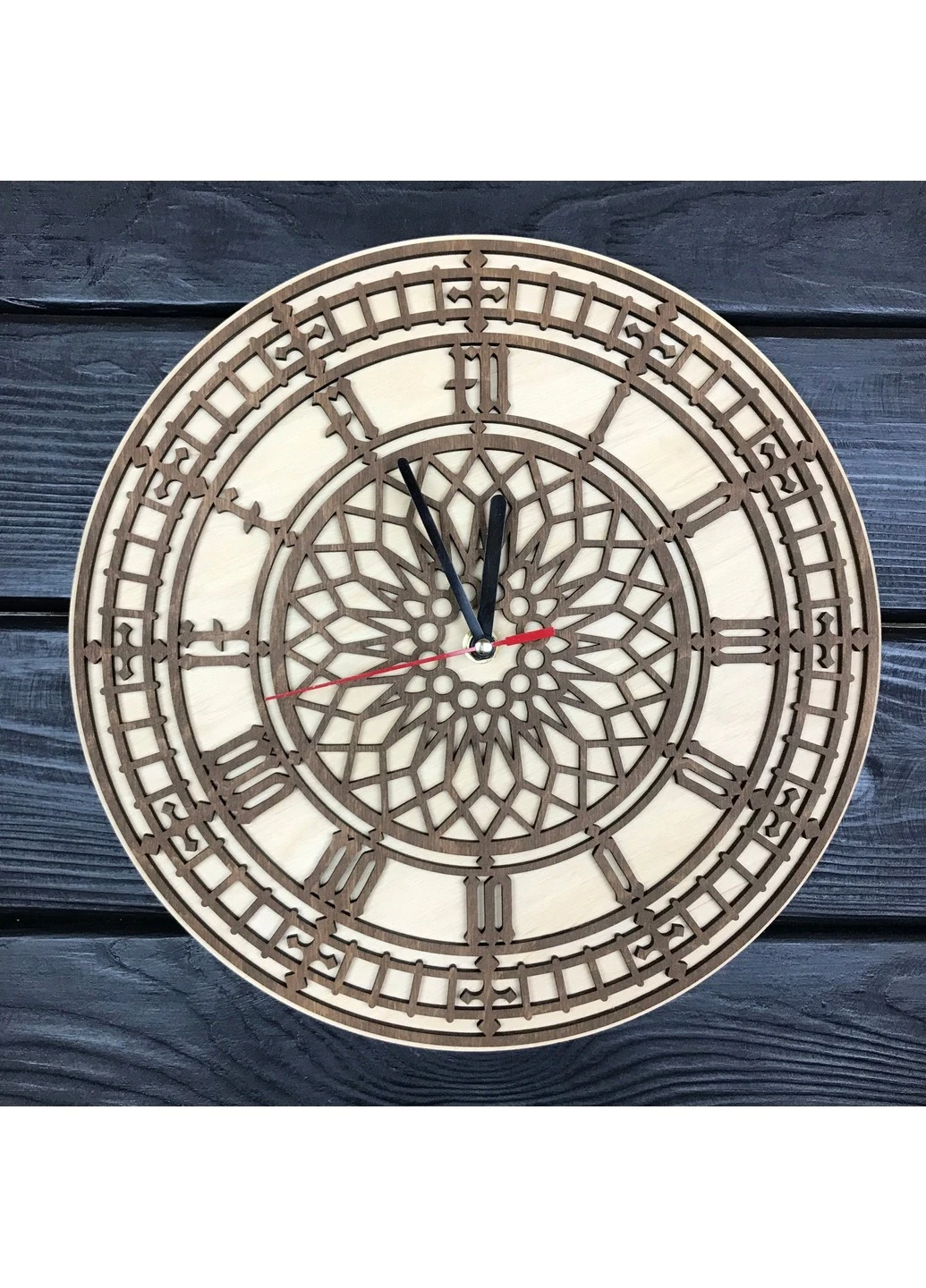 Універсальний дерев`яний годинник в інтер`єр «Big Ben» 7Arts (253566821)