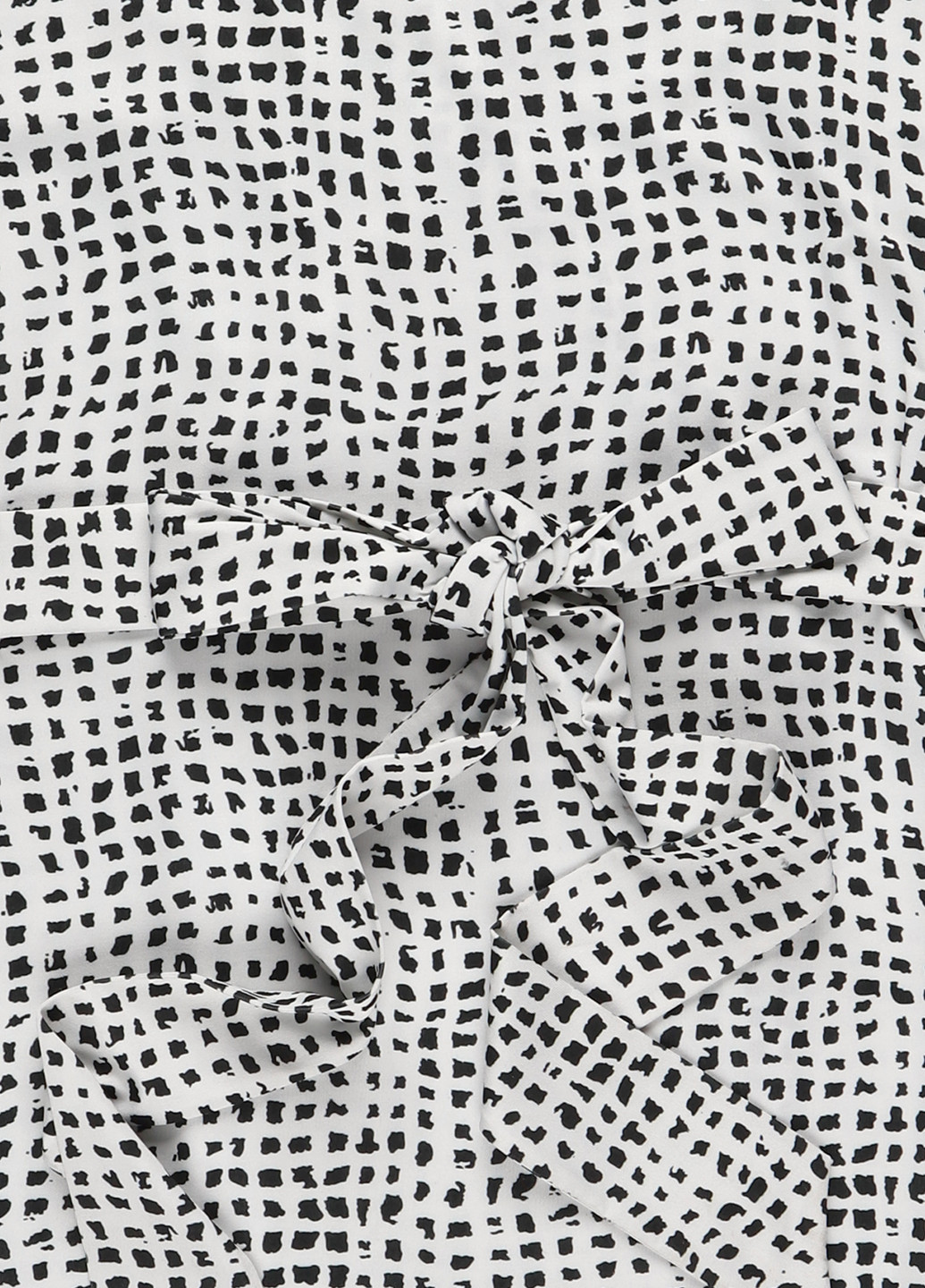 Чорно-білий кежуал сукня на запах IN-CA з геометричним візерунком