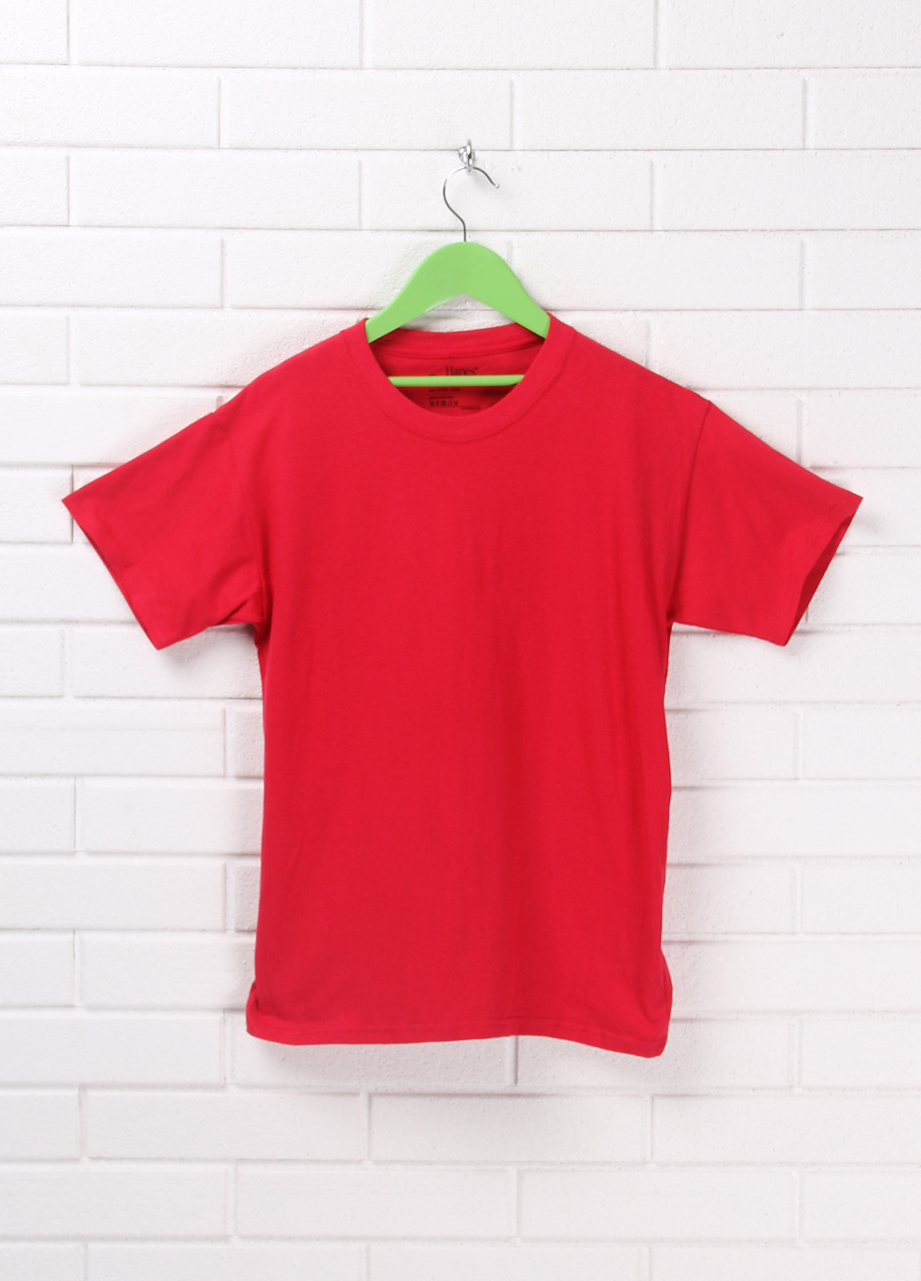 Червона літня футболка з коротким рукавом Hanes