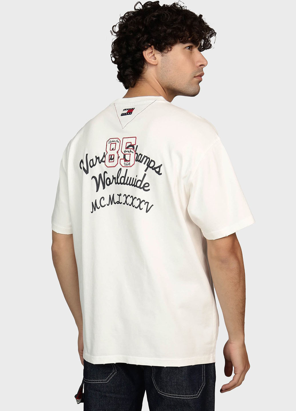 Біла футболка Tommy Jeans