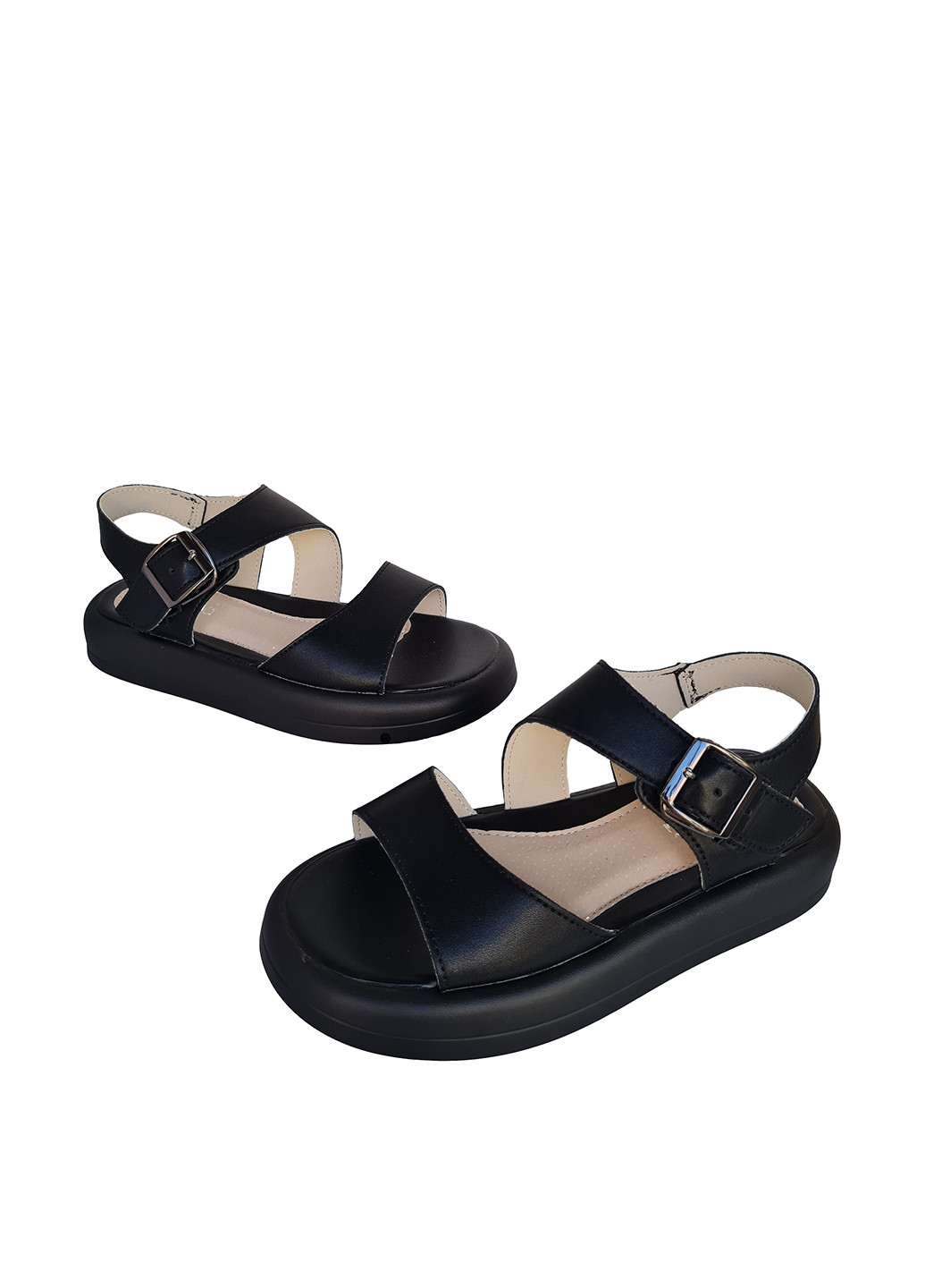 Черные босоножки Purlina с ремешком