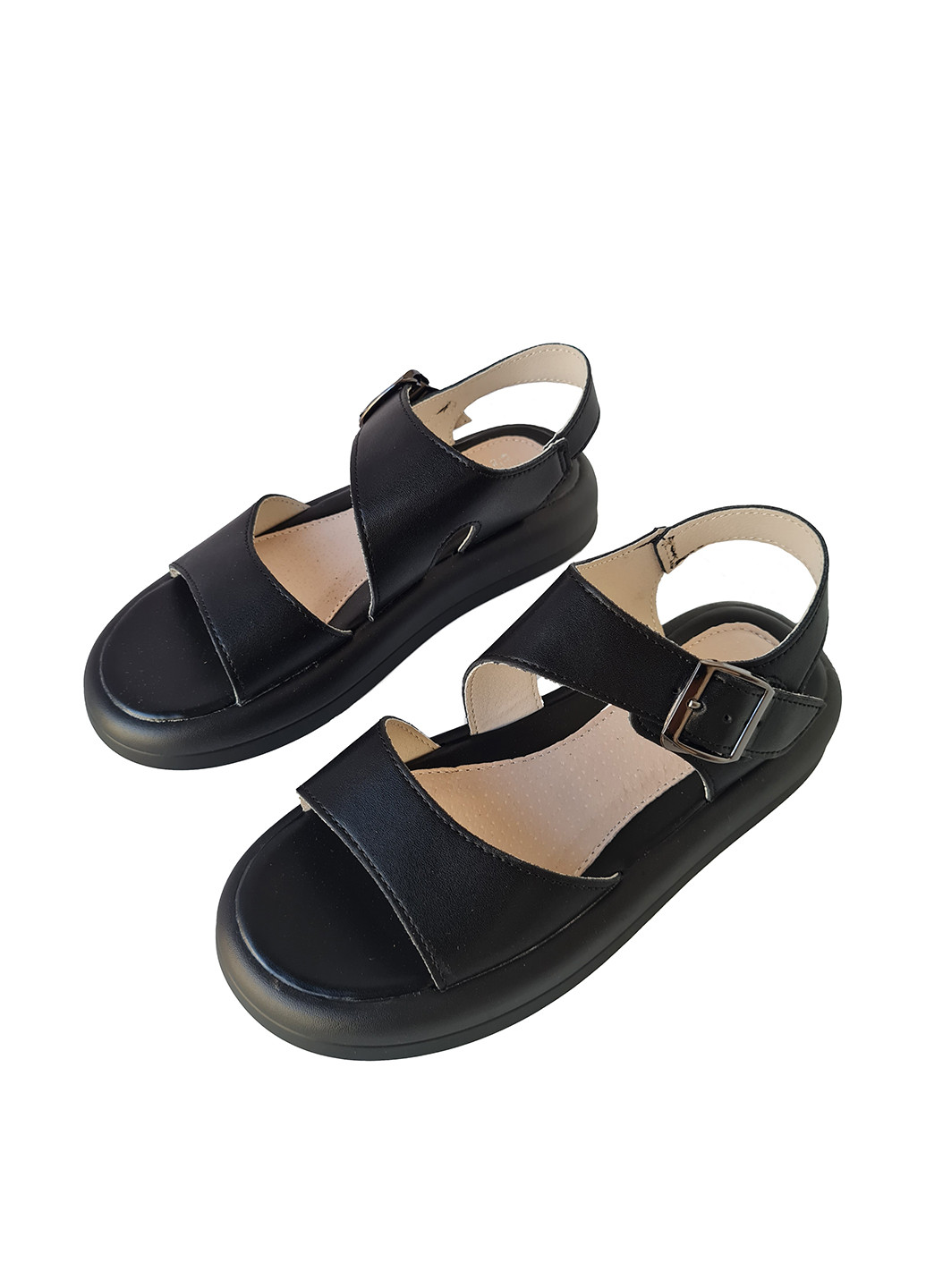 Черные босоножки Purlina с ремешком