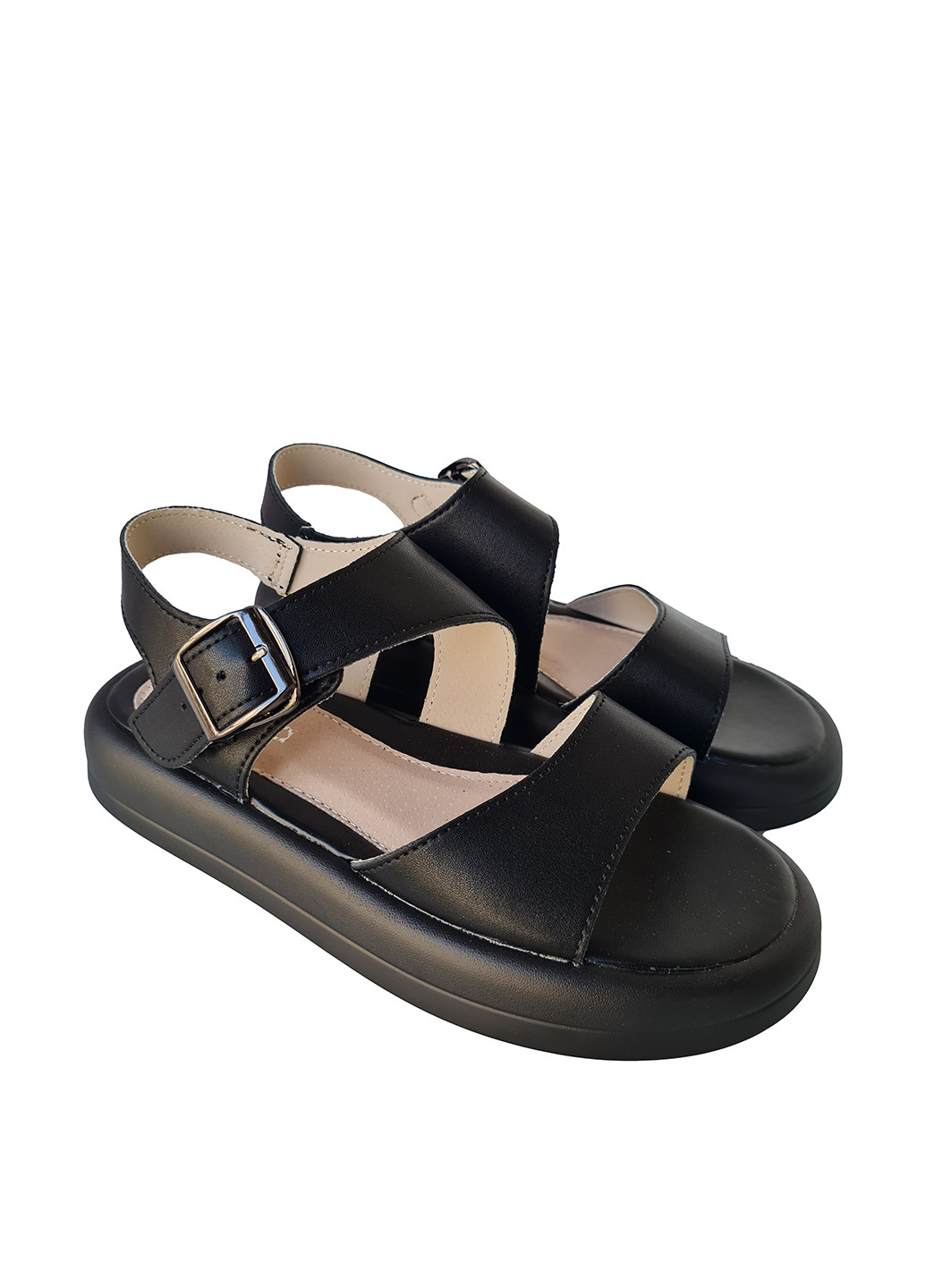 Черные босоножки Purlina с ремешком