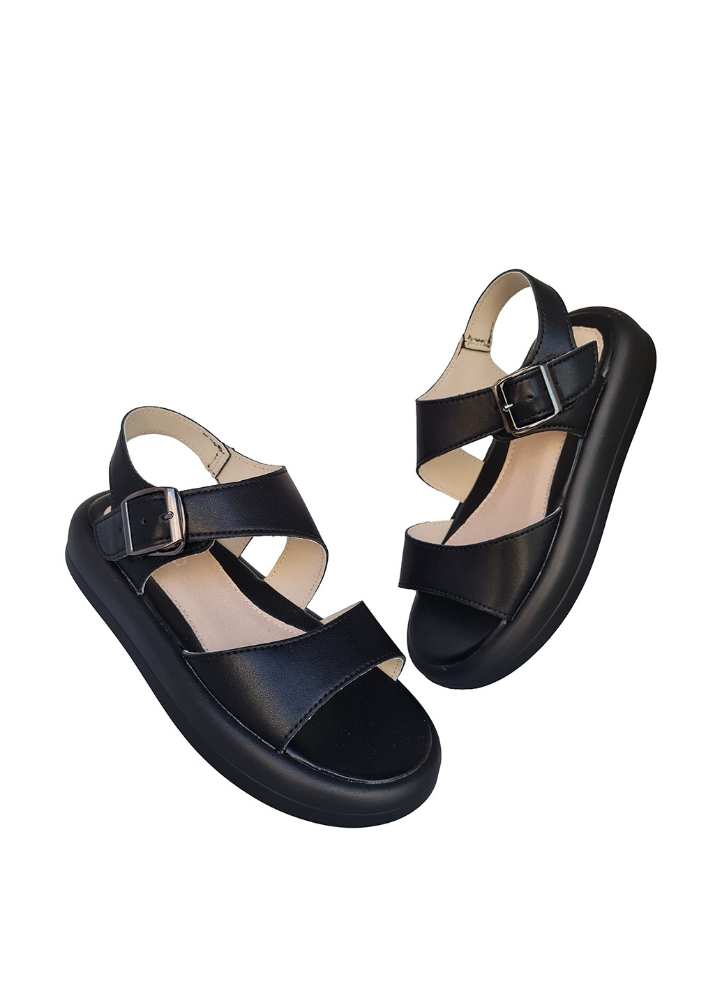 Черные босоножки Purlina с ремешком