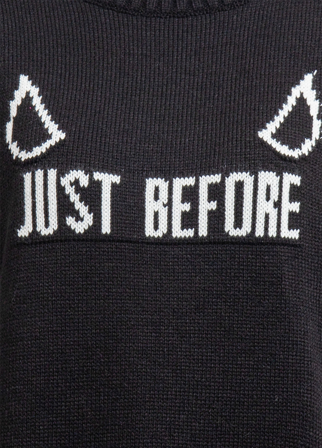 Черный зимний свитер J.B4 (Just Before)
