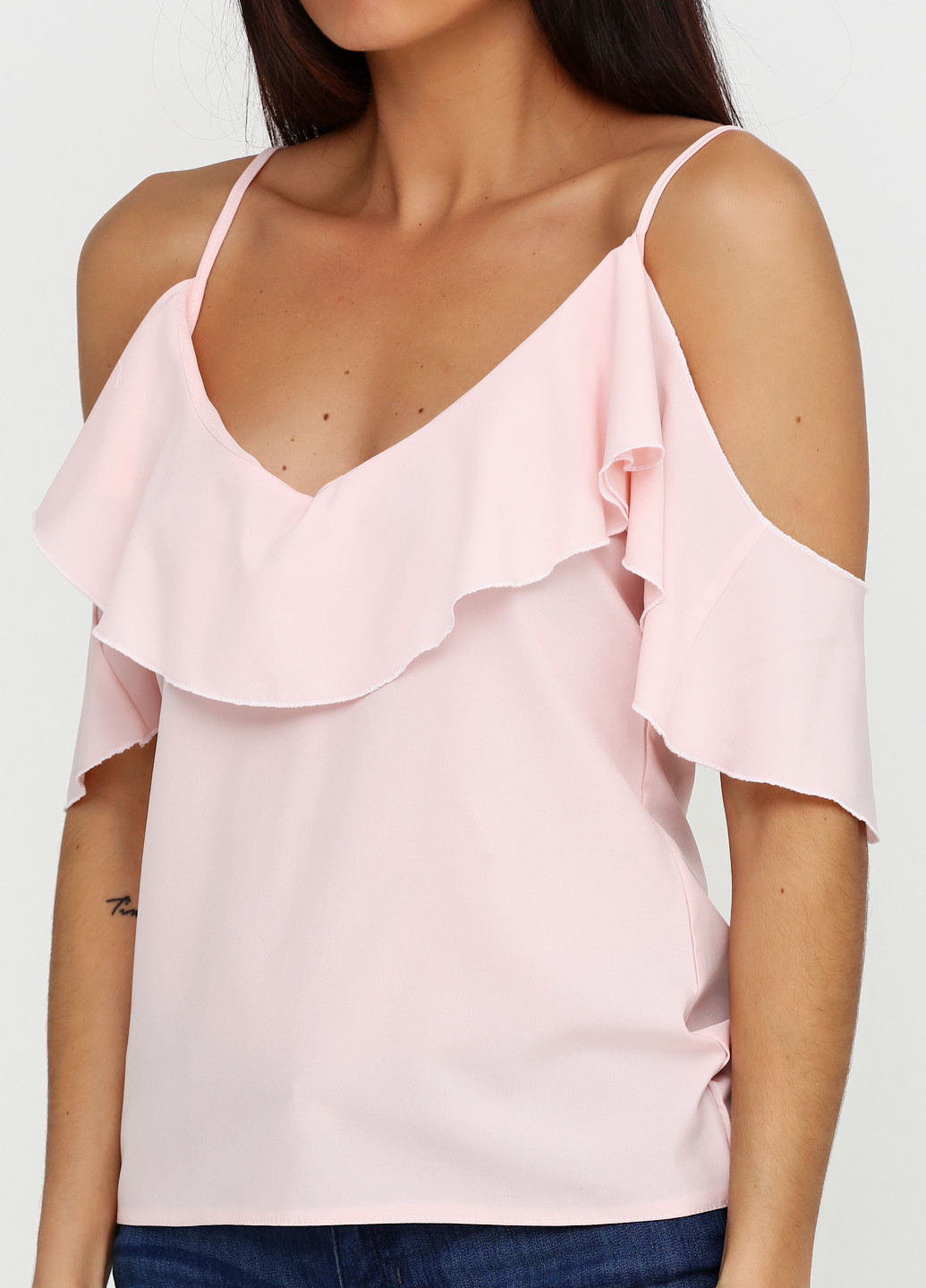 Светло-розовая летняя блуза ANVI