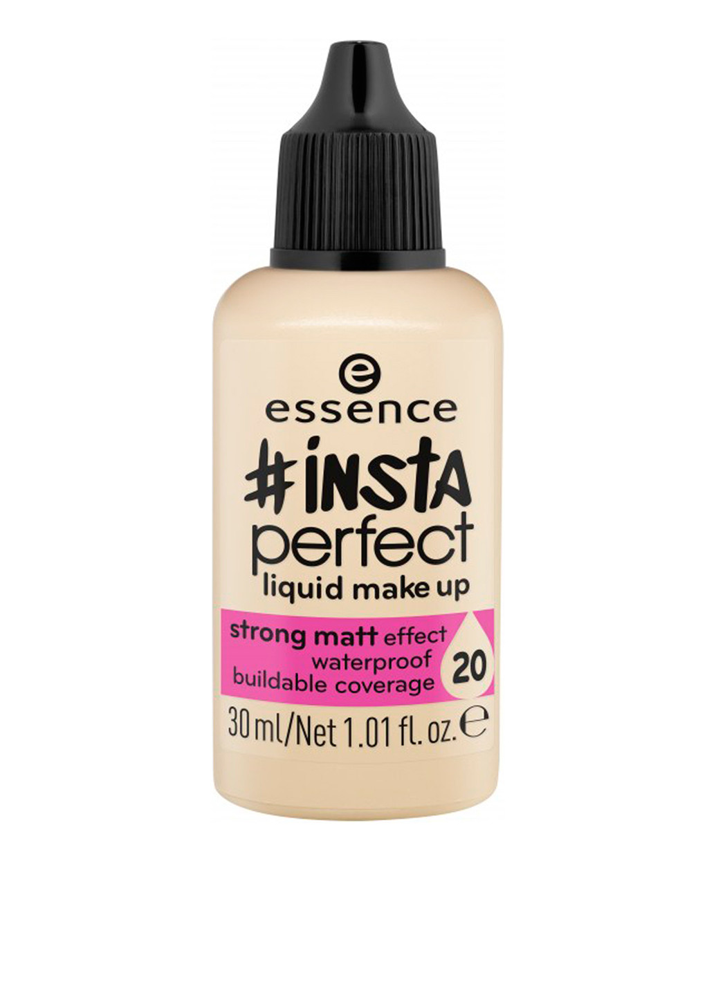Тональна основа Insta Perfect Liquid Make Up №20 Very Vanilla, 30 мл Essence (182427997)