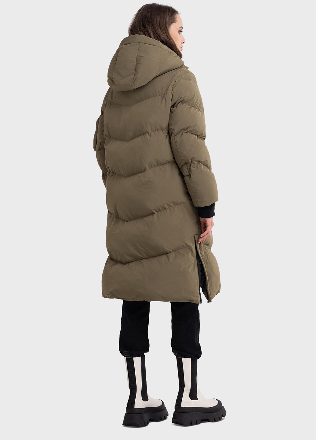 Оливкова (хакі) зимня куртка Replay
